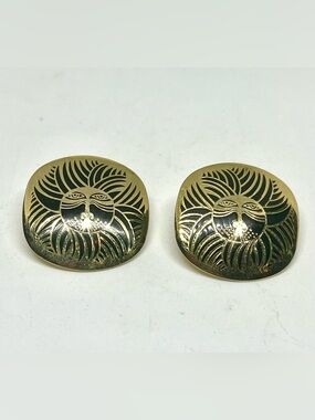 Laurel Burch Eskimo Lion Earrings
